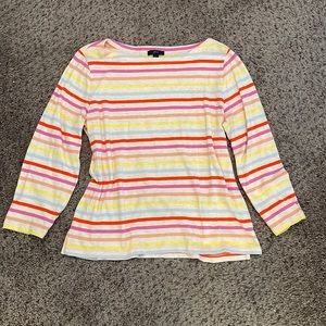 JCrew Boatneck Striped Tee